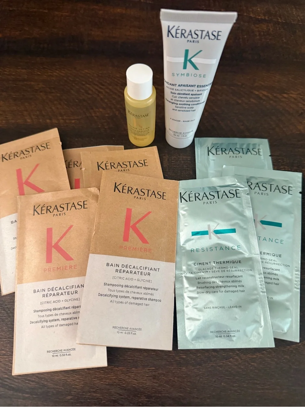Kerastase Mini Bundle-Shampoo-Conditioner-Oil & Leave-in Treatment